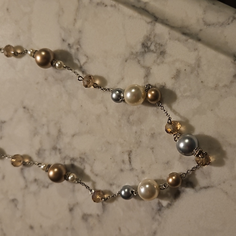 Faux Pearl Necklace